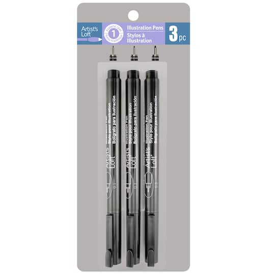 Black Illustration Pens by Artists Loft™